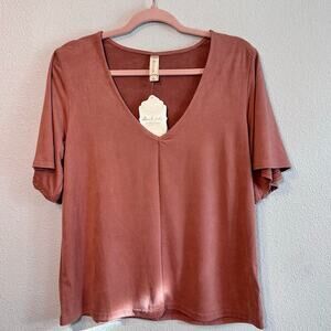 NWT Alter’d State Mauve Top, Size M | Anthropologie